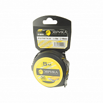 Рулетка ER-68519 5м 19мм YELLOW профессиональная Pro-Grade с держателем ЭВРИКА/1/12/72